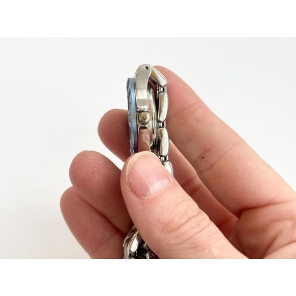 Relic Silver Tl Men's 165 Water Resistant Vintage Wristwatch - 19mm - WORKS! - Picture 6 of 10